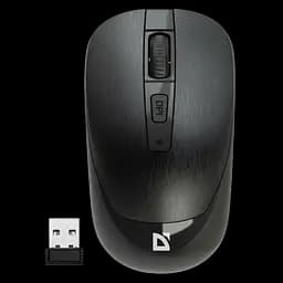 Миша бездротова Defender Wave MM-995 Silent Black (52995)