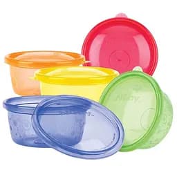 Набір чашок з кришками Nuby, 300 мл, 6 шт. (91164)