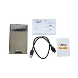 Кишеня зовнішня Maiwo 2.5" SATA/SSD HDD - USB3.0 (K2510B) - мініатюра 6