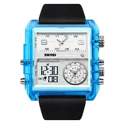 Наручные часы мужские 2020BU Blue-Transparent Skmei acs0030386