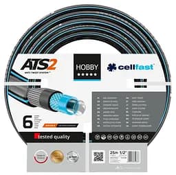 Шланг садовий HOBBY ATS 1/2" 25м 6 шарів до 30бар -20…+60°C Cellfast sad0001922 - мініатюра 2