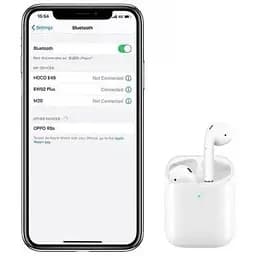 Навушники бездротові Hoco EW02 Plus True wireless Bluetooth білі 6931474753878 - мініатюра 6