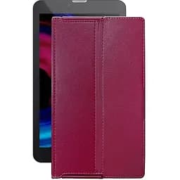 Чохол StatusCASE з екошкіри для планшету Pixus Touch 7 3G Бордовий