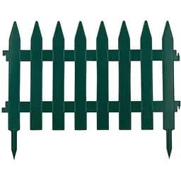 Паркан для газону ММ-Пласт 46х36 см 10 шт. зелений (000027987)