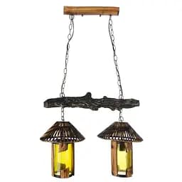 Люстра подвесная Brille кантри E27 60W BR (BKL-818S/2)