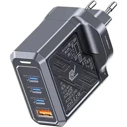 Зарядное устройство Remax Mecha Warrior GaN 120W 3C+1A RP-U107