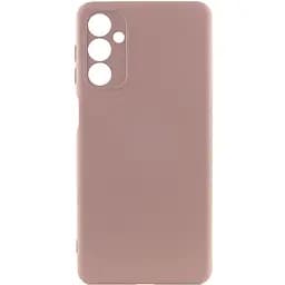 Чохол TPU GETMAN Liquid Silk Full Camera для Samsung Galaxy M34 5G Рожевий / Pink Sand