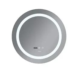 Дзеркало Mixxus PLAIN MC02-80 з LED Touch, Anti-fog, димером, регулюванням яскравості, годинником (MI6931) - мініатюра 5