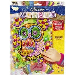 Блискуча мозаїка Danko Toys Owl-1 20.6х26 см БМ-02-07