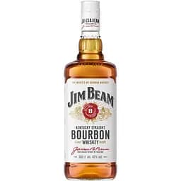 Уценка. Виски Jim Beam White Straight Bourbon Whiskey 40% 1 л