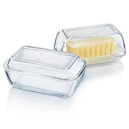 Масленка с крышкой стеклянная Luminarc Butter 17 см (N3913)