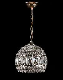 Стельова люстра E27 Splendid Ray L311/1M (20) FGD, 1 лампа, золота та біла, сучасний стиль, висота 45 см - мініатюра 2