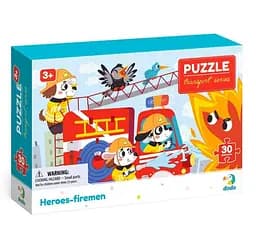 Пазли картонні "Герої пожежні" 300372 Dodo (3-4 роки) 30 ел., в коробці (4820198243081)