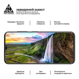 Захисне скло на ZTE Blade V50 Design 4G з олеофобним покриттям, Pro, повне проклеювання, антистатичний і пиловідштовхуючий шар, 9H, самоклеючеся, 2.5D, на весь екран, антистатичний клей, ArmorStandart (ARM70680) - мініатюра 4