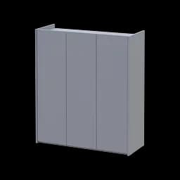 Тумба для взуття Doros Кассель Сірий 3 ДСП 97х40х110 (41516225)