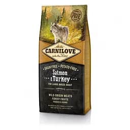 Сухий корм Carnilove Adult Large Salmon & Turkey 12 кг з лососем і індичкою для дорослих собак великих порід