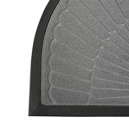 Килимок придверний Eco Fabric Промені півколо з кромкою сірий 40 х 60 см (4060-023) - мініатюра 6