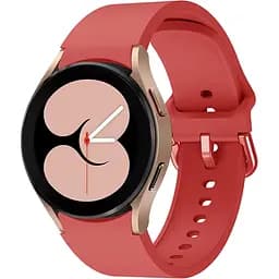 Ремінець для Samsung Galaxy Watch 6 - червоний ширина кріплення 20мм силікон розмір L Watchbands Color (W432432)