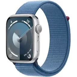 Смарт-годинник Apple Watch Series 9 GPS 45mm Silver Aluminum Case with Winter Blue Sport Loop (MR9F3) [95103]