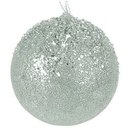 Ялинкова прикраса Куля 12 см м'ятна (66-010)