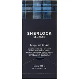 Уцінка. Чай чорний Sherlock Secrets Bergamot Prime 44 г (22 шт x 2 г)  - мініатюра 4