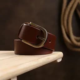 Ремінь жіночий з натуральної шкіри Vintage 20784 Коричневий - мініатюра 8