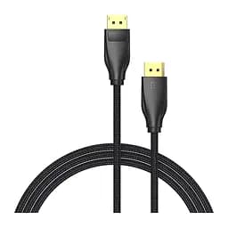 Кабель мультимедійний DisplayPort M to DisplayPort M 2.0m black Vention (HCCBH) - мініатюра 2