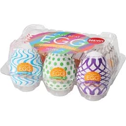 Набір мастурбаторів Tenga Egg Wonder Pack 6 шт. білий