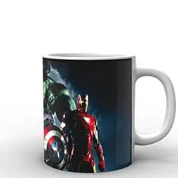 Кухоль GeekLand Залізна Людина Iron Man Captain America and Iron Man IM.02.002 330 мл білий - мініатюра 3