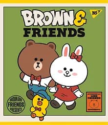 Зошит Yes Line Friends А5 в лінійку 12 аркушів (766806) - мініатюра 2