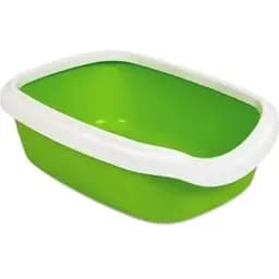 Туалет Природа Comfort M для кошек 41х30х13.5 см (зеленый)