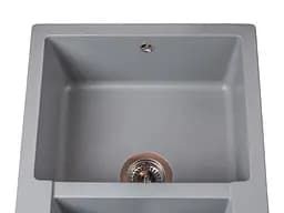 Кухонна мийка гранітна Miraggio LaPas gray 786x489x203 00208006, Сірий - мініатюра 4