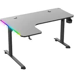 Геймерский компьютерный стол GT Racer T-1217 (160x60-100x73) Black