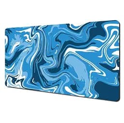 Игровой коврик Colourful Lines / 90x40 см / Blue White
