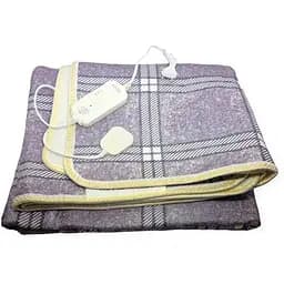 Електропростирадло з підігрівом з поліестеру Electric Blanket автовідключення 150*180 см Сірий 120 Вт