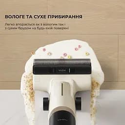 Мийний акумуляторний пилосос Dreame Mova K30 Mix (HMV24A) - мініатюра 4
