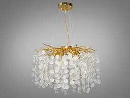 Сучасна кришталева люстра Гліцинія