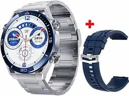 Смарт-годинник Smart Watch DT Ultra Mate Silver 2 ремінці - мініатюра 3