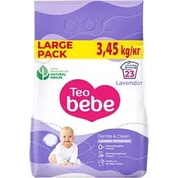 Пральний порошок для дитячої білизни Teo Bebe Gentle & Clean Lavender 3.45 кг