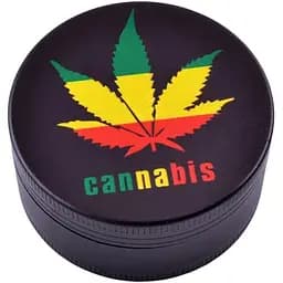 Гриндер для подрібнення тютюну Ashtray HL-05 Cannabis Black (do329)