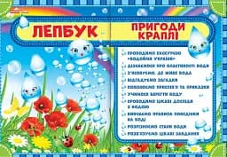 Пригоди краплі. Лепбук