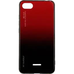 Чохол-накладка Toto Gradient Glass Case Xiaomi Redmi 6A Red