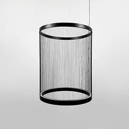 Мінімалістичний світильник у чорному корпусі 55х70 см | Арт. NFL 003-550*730 BK+BK | Line F