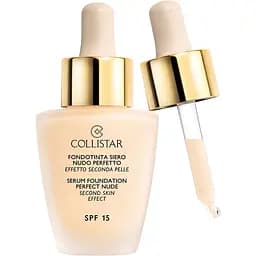 Тональна основа Collistar Perfect Nude Second Skin Effect SPF 15, відтінок 0 (Cameo), 30 мл