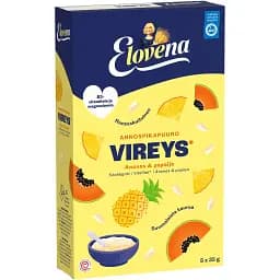 Уценка. Каша быстрого приготовления Elovena ананас и папайя 175 г (35 г х 5 шт.)