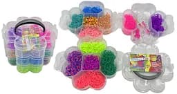 Набір для плетіння гумочки Квітка, 2201-3, 1500 шт.