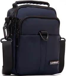 Сумка чоловіча Lanpad на плече Синя