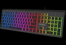 Клавіатура Vinga KB-460 RGB Black