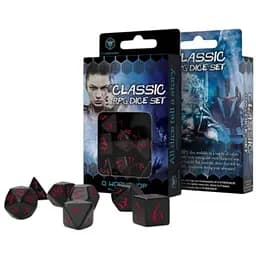 Набор кубиков Classic RPG Black & red Dice Set , 7 шт. (SCLE06)
