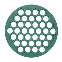 Пластикова пельменниця (форма для приготування пельменів) Ø26 см, Kitchette Зелений 84500